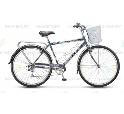 Велосипед Stels Navigator 350 Gent 28 (2016) Синий (с корзиной) 
