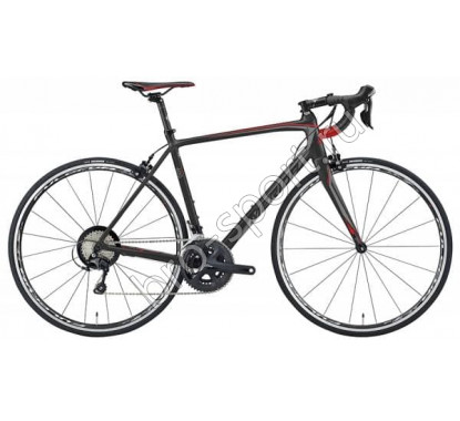 Велосипед Merida SCULTURA 400-TW Silk Black (Silver/Red) 2018