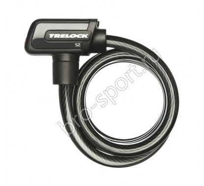 Велосипедный замок Trelock s 2. 12 мм х 150 см. уровень защиты: 2. с подседельным держателем